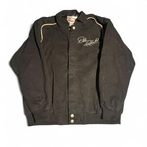 VTG Chase Authentics Dale Earnhardt Legacy Jacket Black & Silver Mens Large